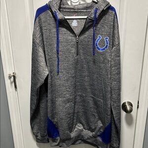 NWT Gray and Blue Colts Hoodie